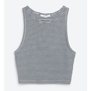 ZARA Striped Crop Top Size S